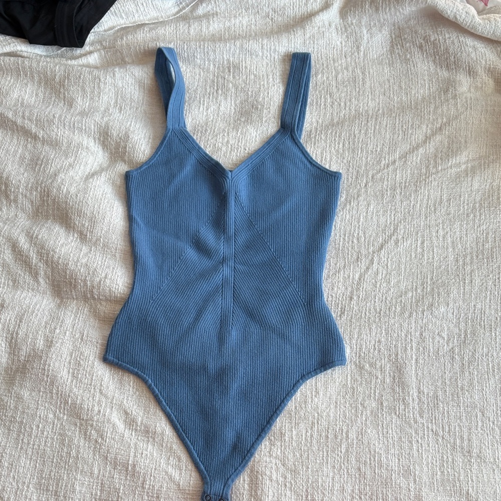 Abercrombie Blue knitted bodysuite